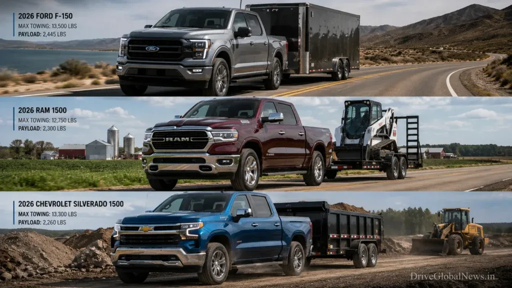 Ford F-150 vs Ram 1500 vs Chevy Silverado