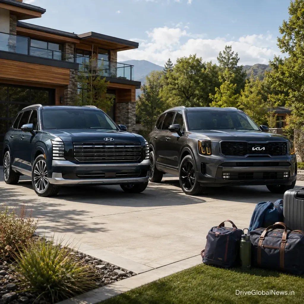 Kia Telluride Hybrid vs Hyundai Palisade Hybrid 2026