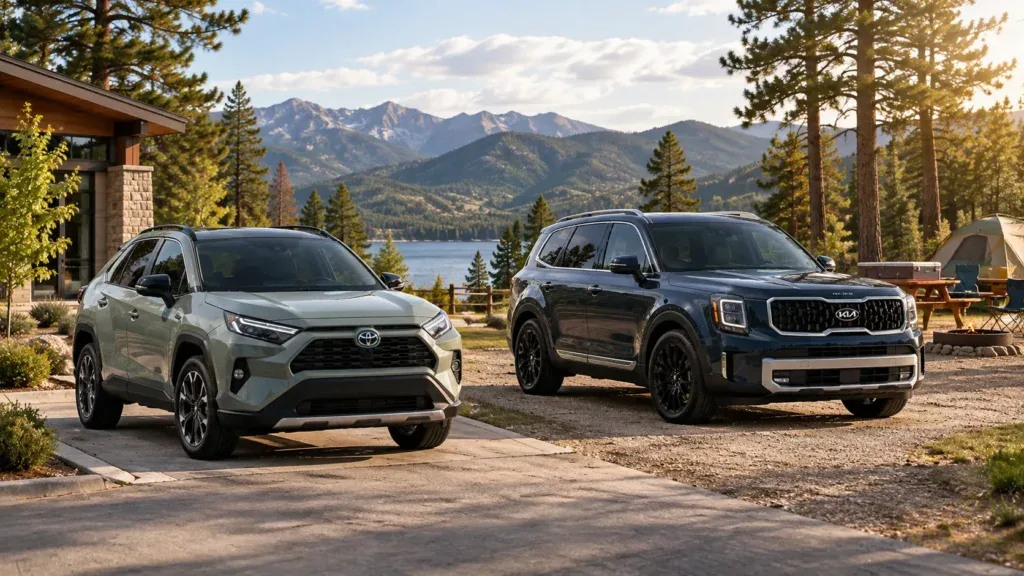 Toyota RAV4 Hybrid vs Kia Telluride Hybrid 2026