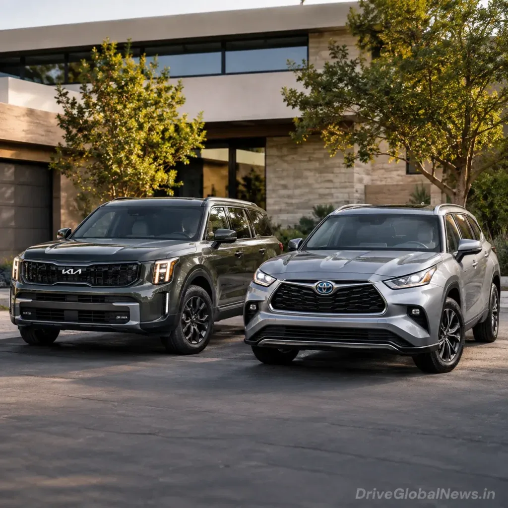 Kia Telluride Hybrid vs Toyota Highlander