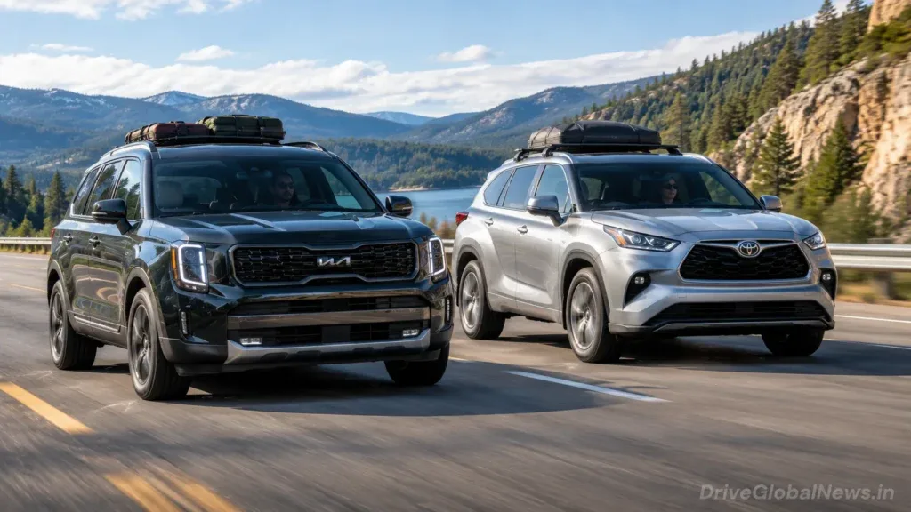 Kia Telluride Hybrid vs Toyota Highlander
