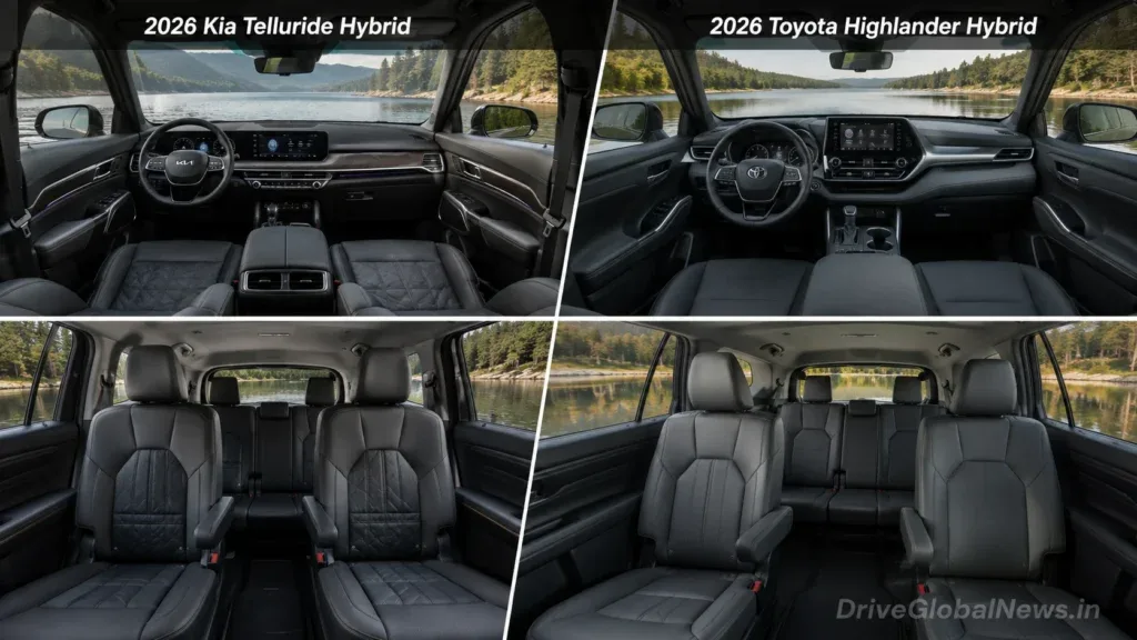 Kia Telluride Hybrid vs Toyota Highlander