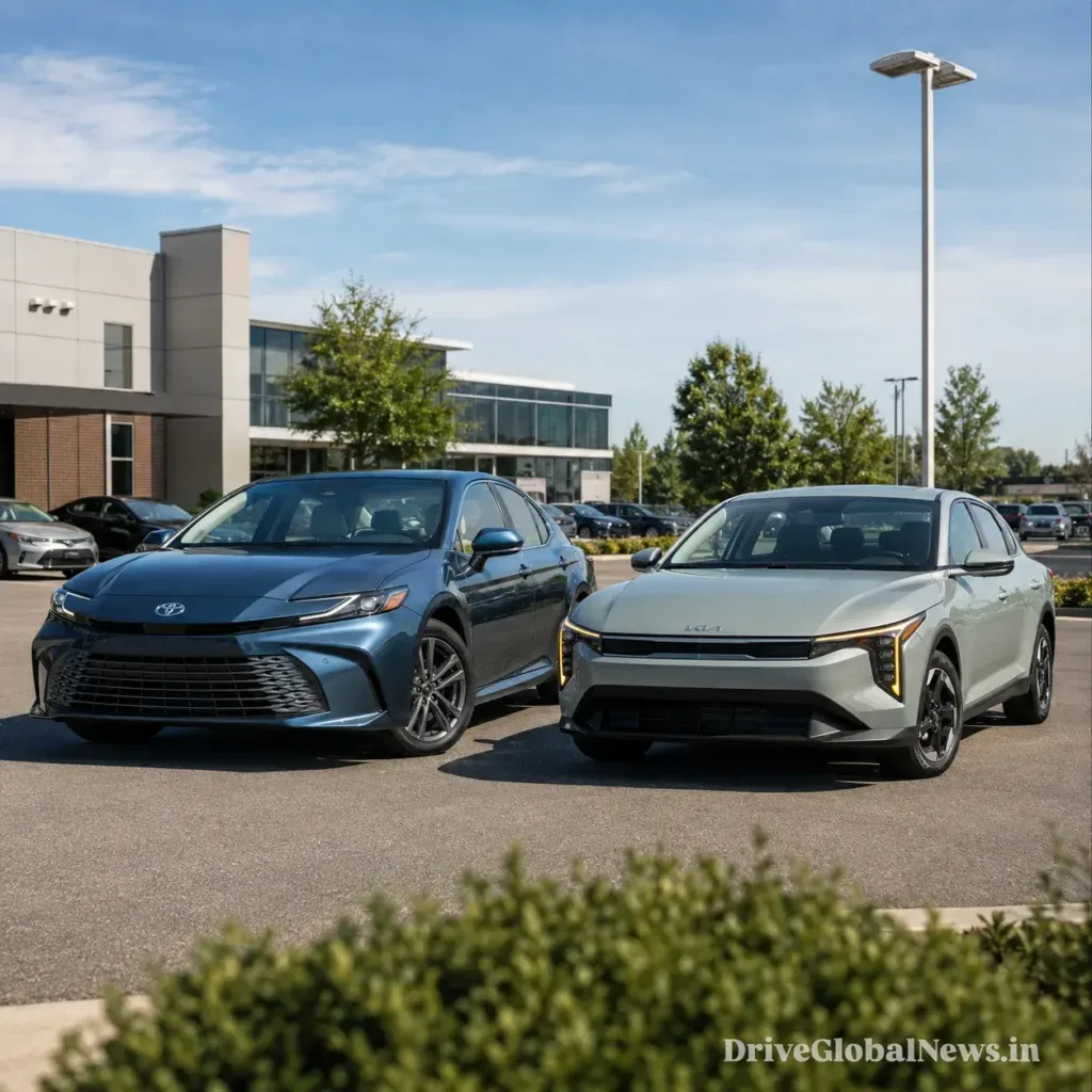 Toyota Camry Hybrid vs Kia K4 2026