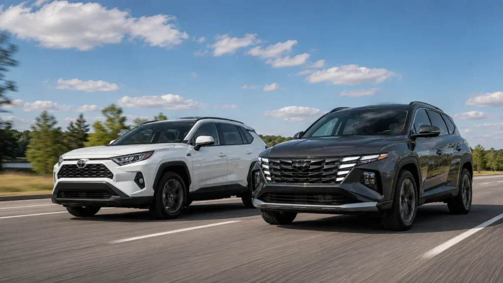 Toyota RAV4 Hybrid vs Hyundai Tucson Hybrid